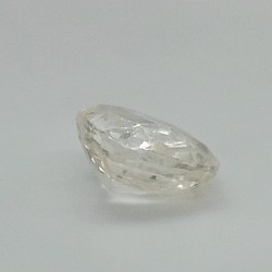 White Sapphire  6.74 Ct Certified